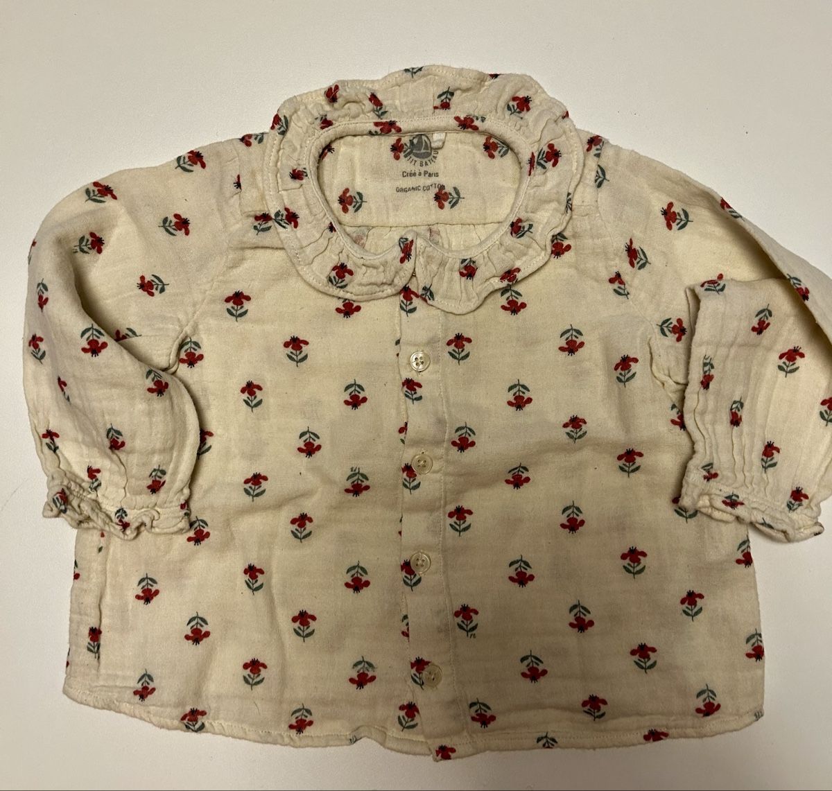 Petit Bateau Camicie, Top & T-shirt: Chemisier Petit Bateau, Taille 18 mois – Usato da Mont-sur-Rolle venduto da Rizzoalma