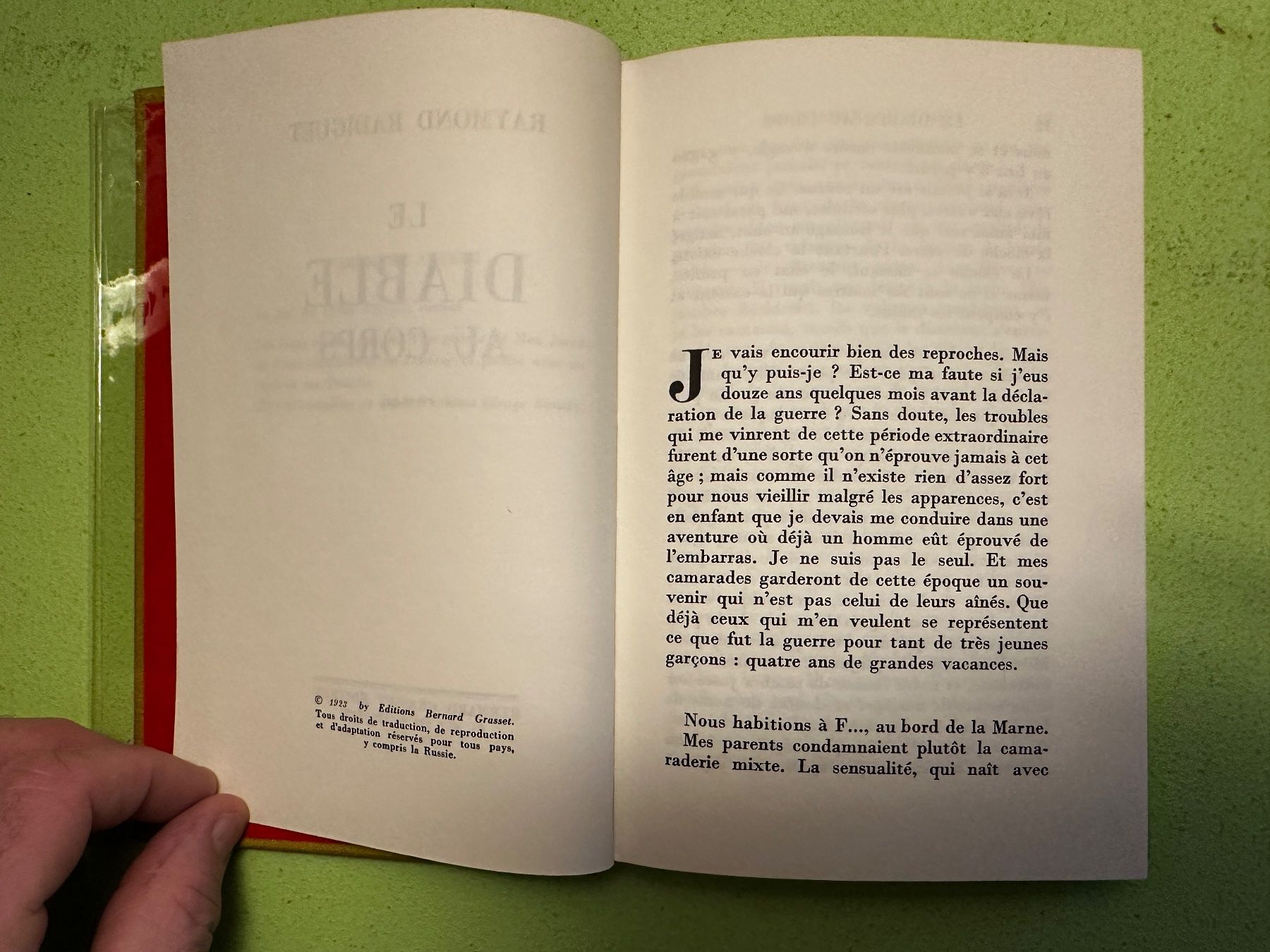 Libri: Raymond Radiguet: Le diable au corps. 1966 – Usato da Zürich venduto da allp 2
