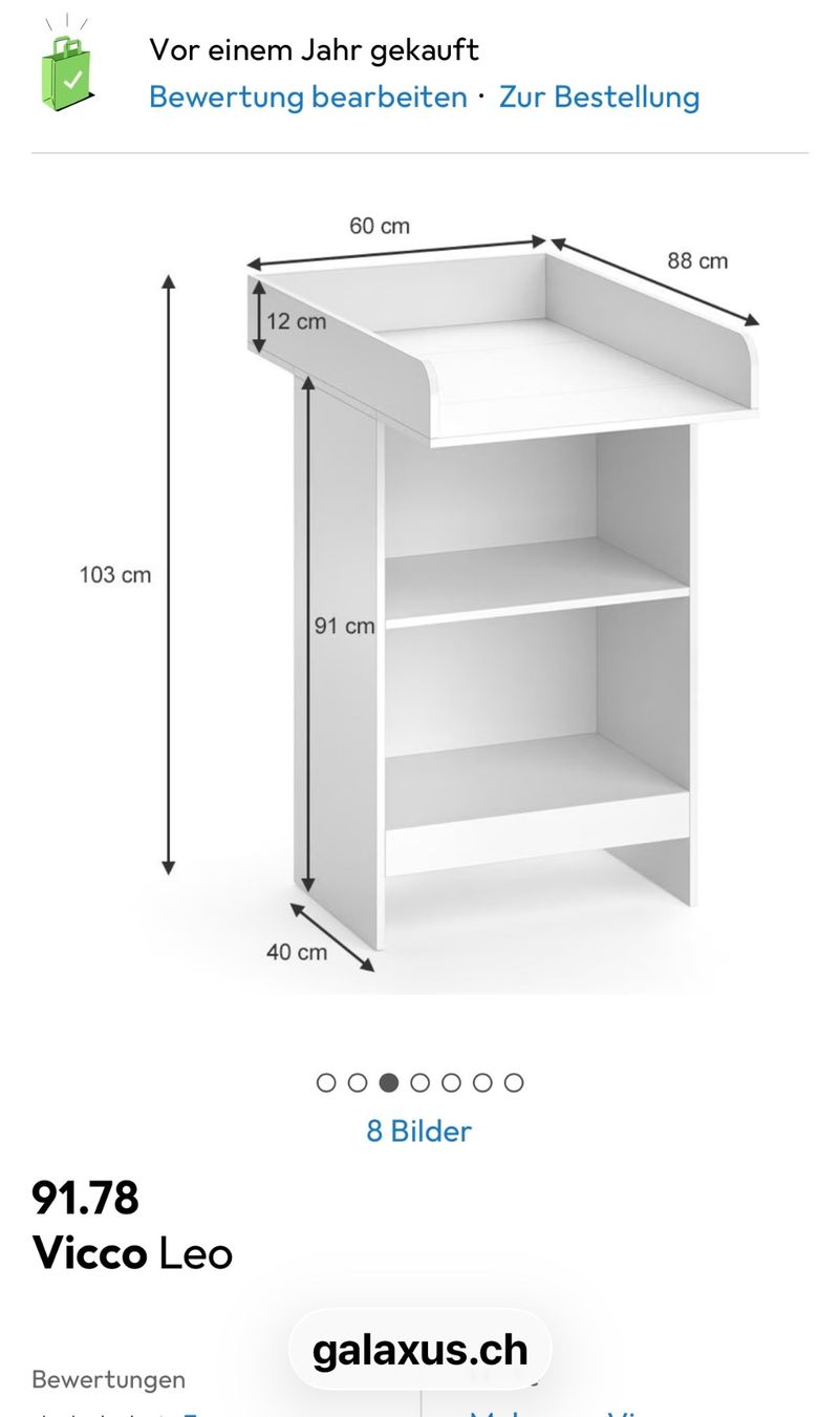 Tables à langer & accessoires: Wickeltisch – Neuf (Voir description) à Muri AG par Wyder74