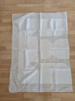 Tischdecke, Vintage, Weiss, Spitze, Top!