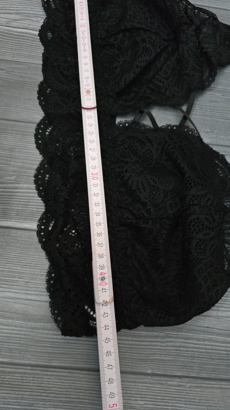 Altra biancheria intima: 💖 Schwarzes Spitzen Bralette - 3XL - Romantic Boho Vibes – Nuovo e nell'imballaggio originale da Thalwil venduto da VitaMini 1