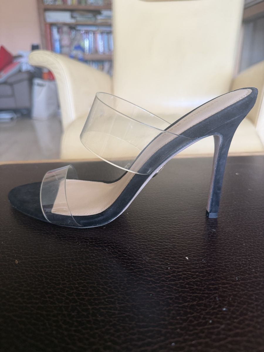 Damenschuhe: Veronica Beard Sandal Black Size 7.5M Used – Neu (gemäss Beschreibung) aus Meilen von zvezda18 2