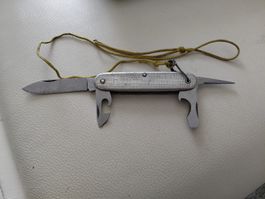 Schweizer Militärmesser Wenger, Silber, Jahrgang 1975