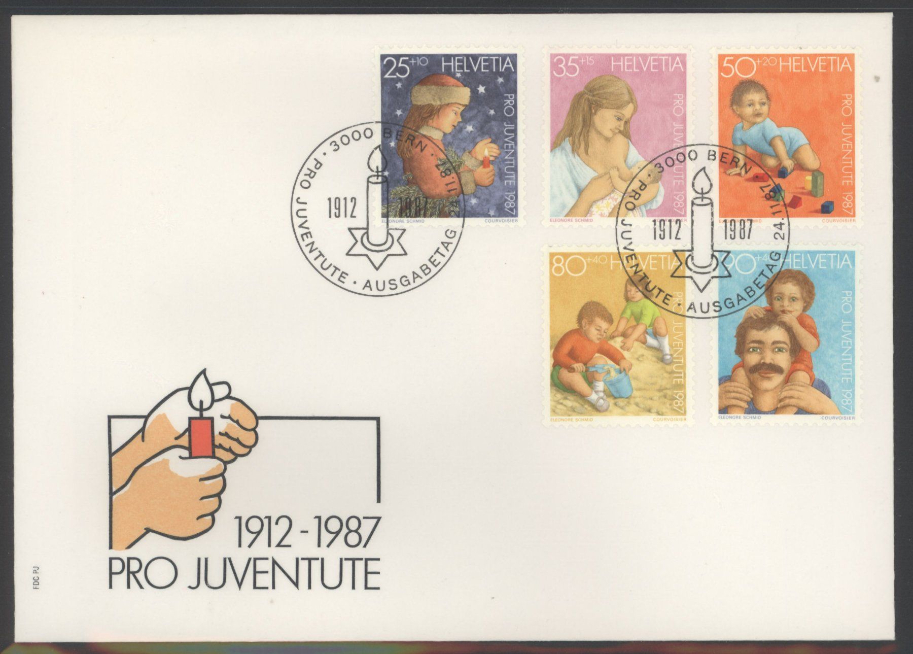Tutti i francobolli: 1987, FDC, Pro Juventute – Usato da Willisau venduto da Vollstempel