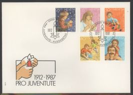 1987, FDC, Pro Juventute