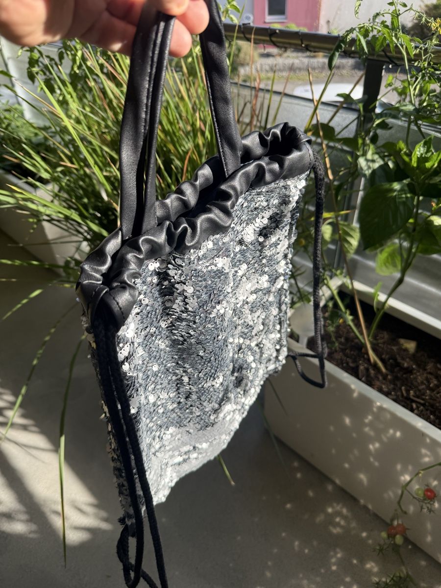 Borse: Glitzer Tasche Einkaufsack Rucksack  – Usato da Dagmersellen venduto da Eulito 1