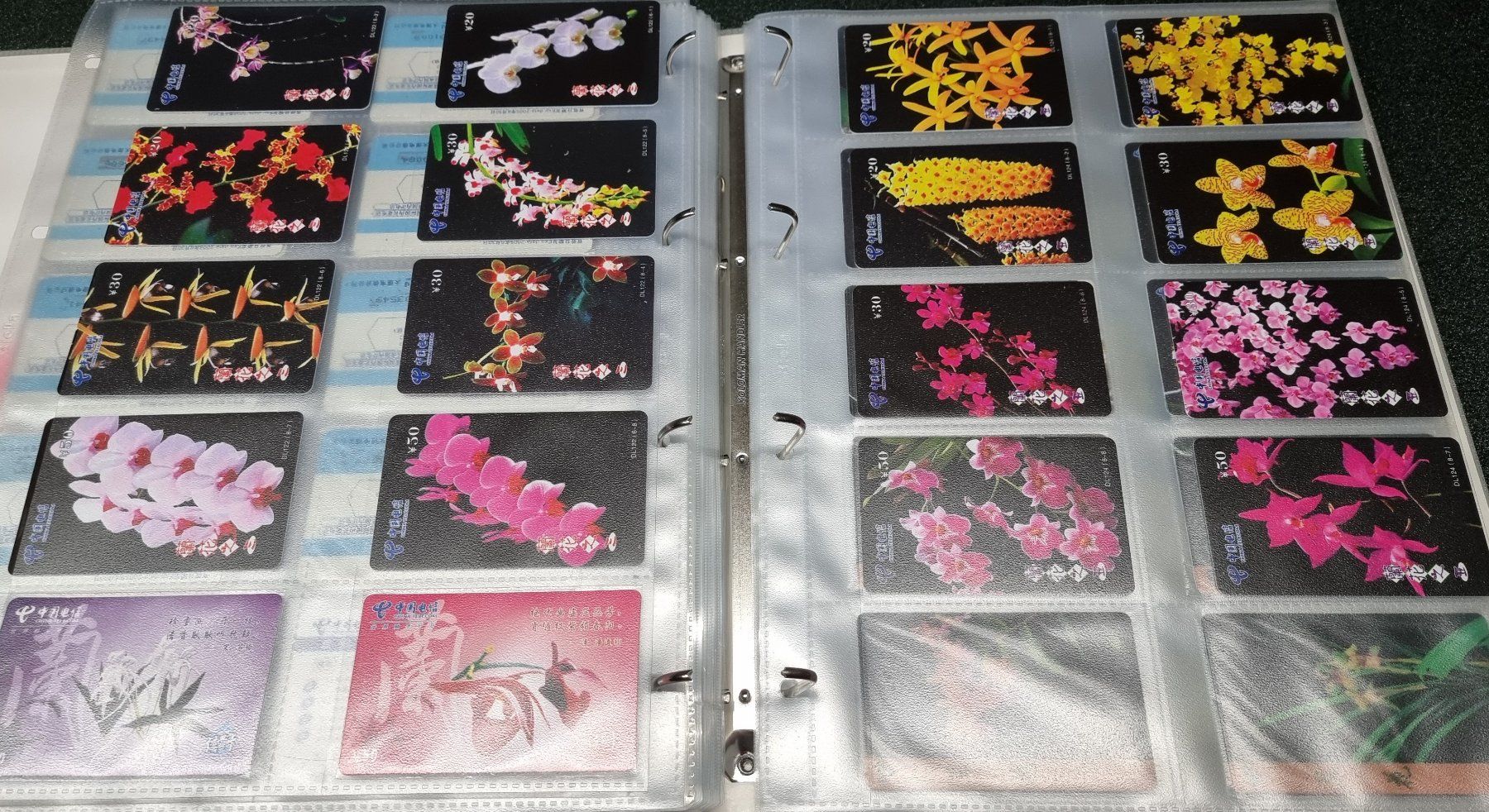 Album: Album 3 silber Telefonkarten Orchideen – Usato da Lostorf venduto da Dalbi 6
