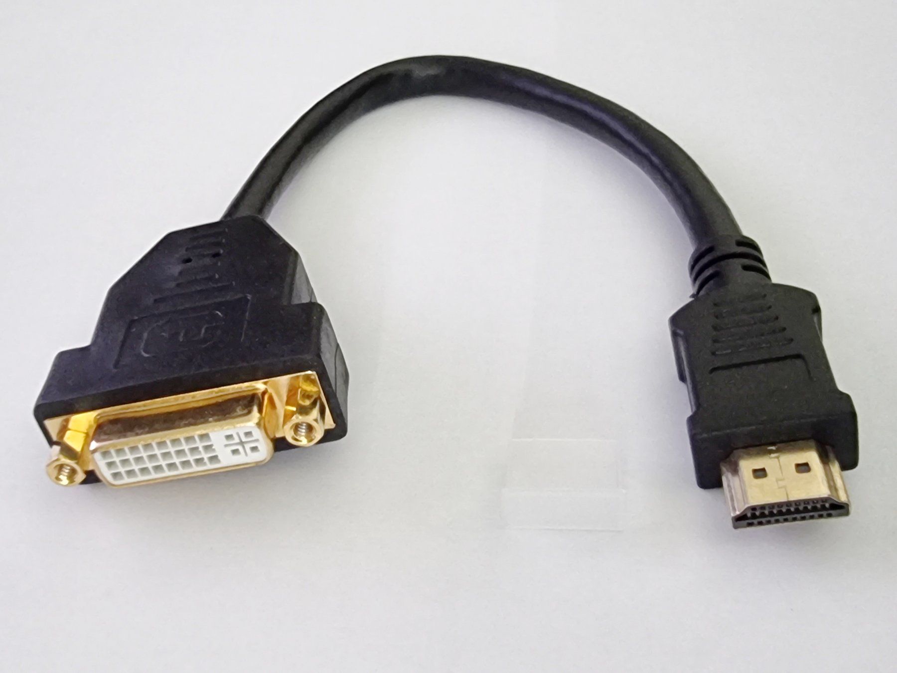 Adattatori: InLine HDMI-DVI Adapterkabel HDMI Stecker - DVI Buchse 0,2 m – Nuovo e nell'imballaggio originale da Safenwil venduto da gudda 2