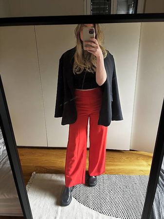 NEU | Sommerliche, rote Palazzo-Hose von KALA Berlin, Gr. S