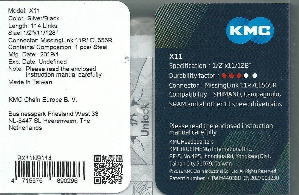 Pezzi di ricambio: Kette X 11 – Nuovo e nell'imballaggio originale da Trübbach venduto da Luftdruck 1