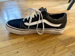 Vans Old Skool Sneakers Schuhe Vintage Schwarz Gr. 37