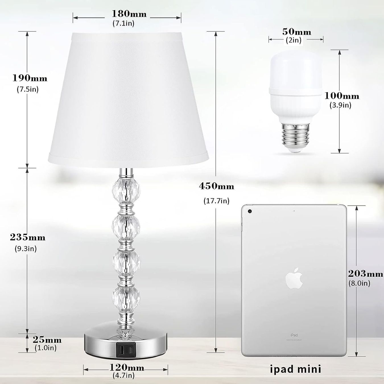 Lampade: Nachttischlampe Touch Dimmbar – Nuovo e nell'imballaggio originale da Nuglar venduto da SaleRitter 6