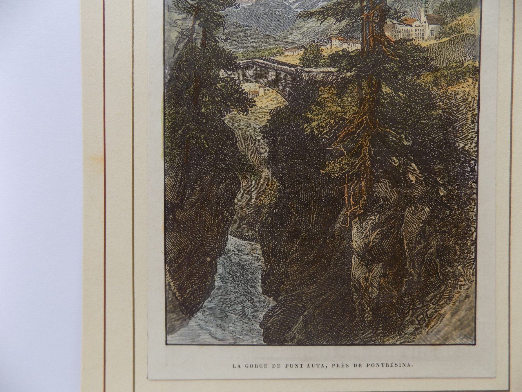 Gravures: Pontresina koloriert – D'occasion à Risch par Rischli15 5