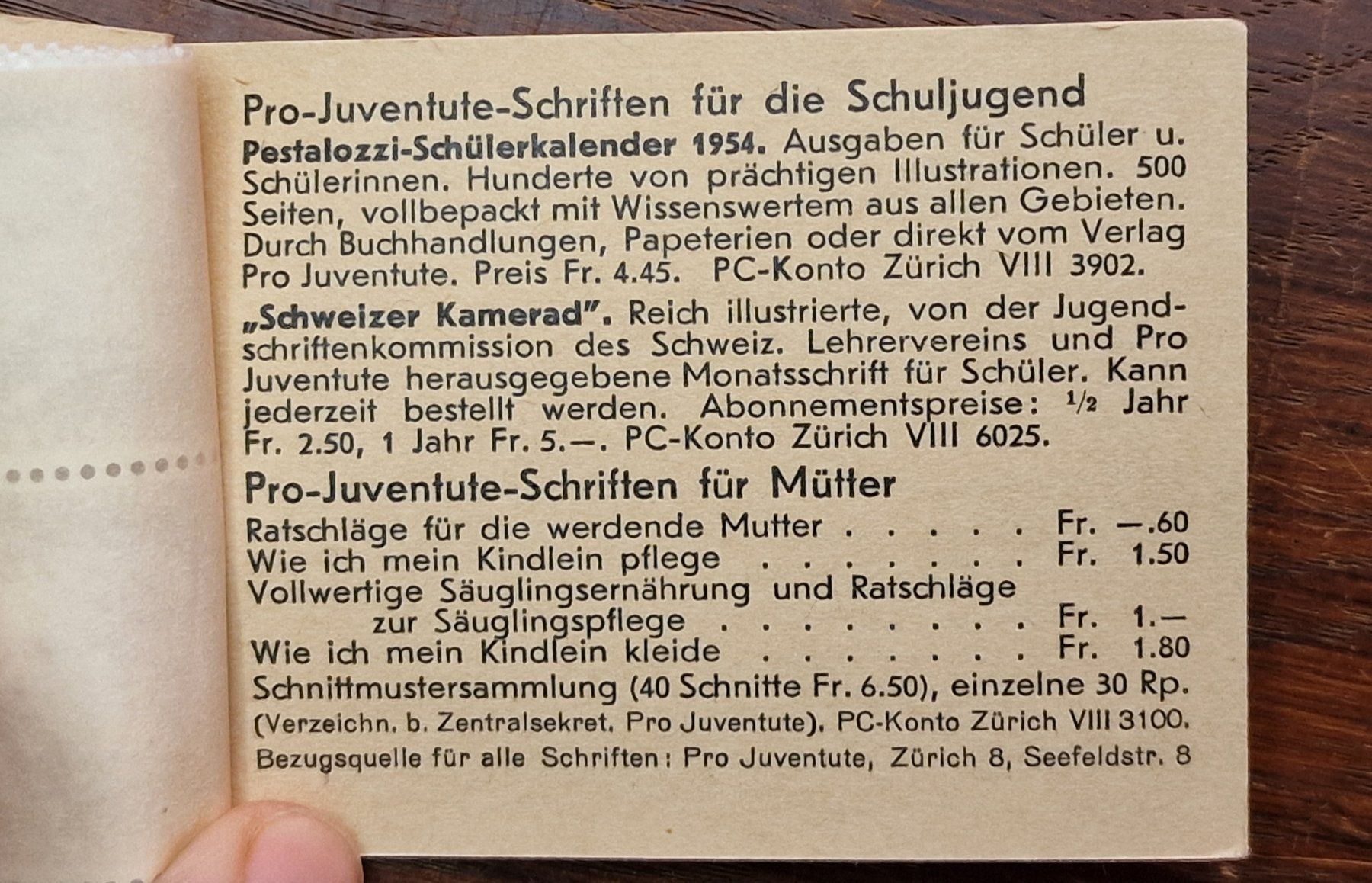 Tutti i francobolli: Pro Juventute Markenheft 2 - 1953 - POSTFRISCH - D – Usato da Aesch LU venduto da briefmarken.uray 4