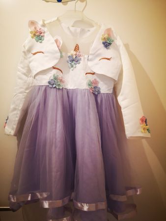 Cocktail Kleid Einhorn / Robe cocktail licorne 140