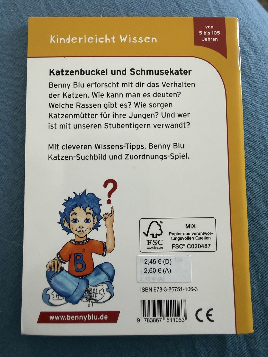 Bücher: Kinderleicht Wissen-Katzen - schnurren oder Kratzen – Gebraucht aus Aarau von Tam6 1