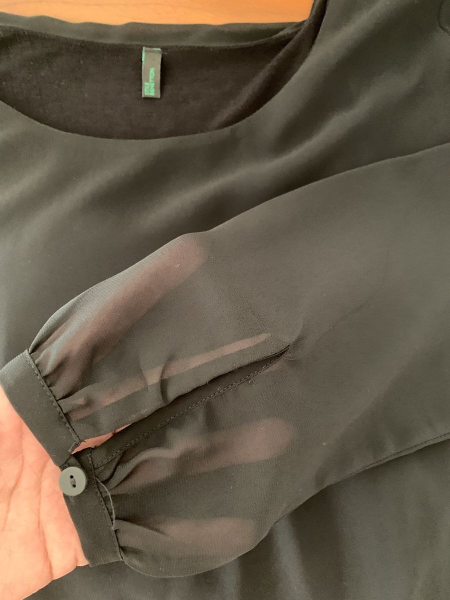 Benetton Camicette: Bluse schwarz – Usato da Affoltern am Albis venduto da Monica32 2