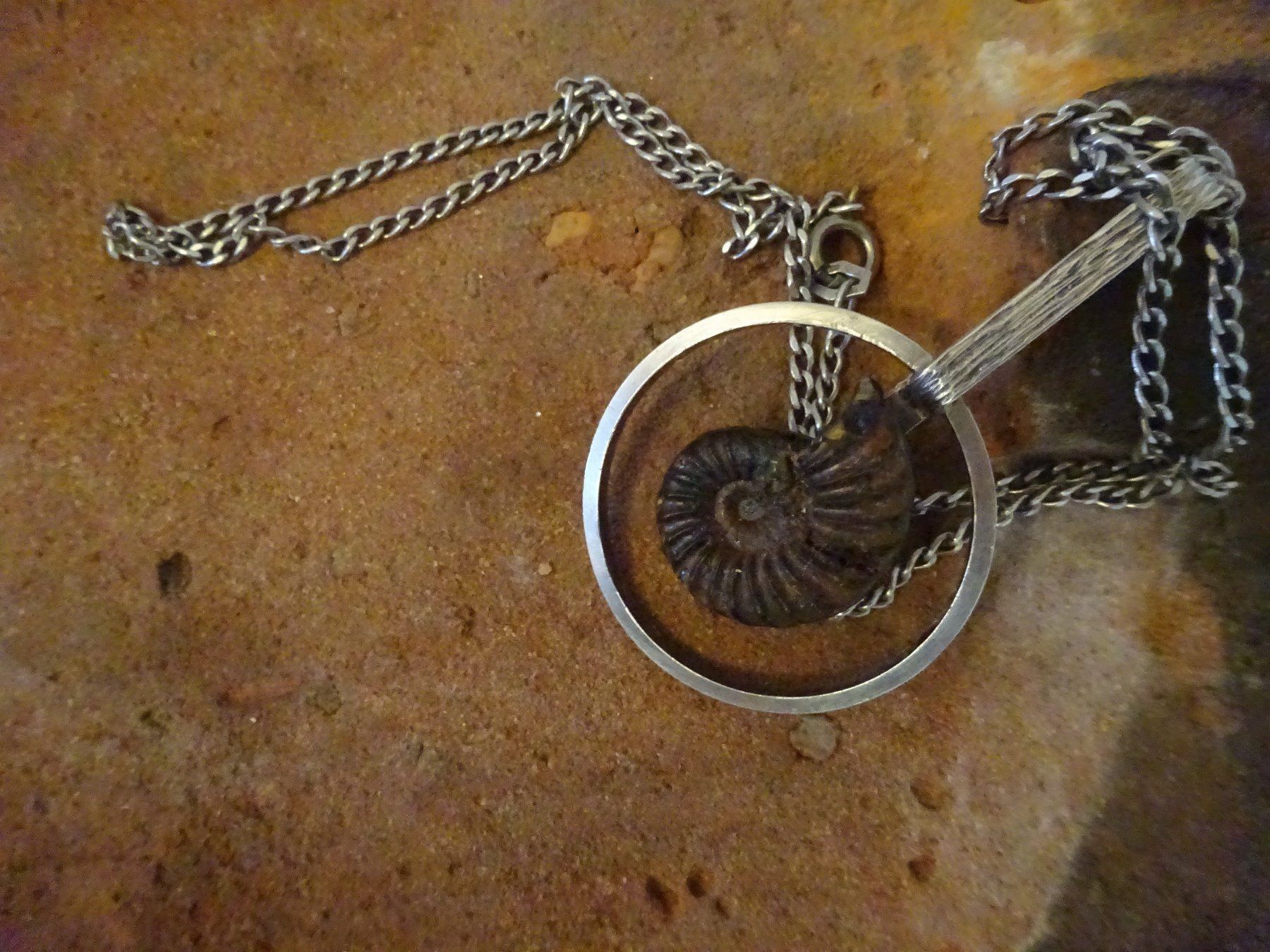 Catenine: Kette Ammonit Schnecke / 800 Silber – Usato da Esslingen venduto da FetteSchnecke 3