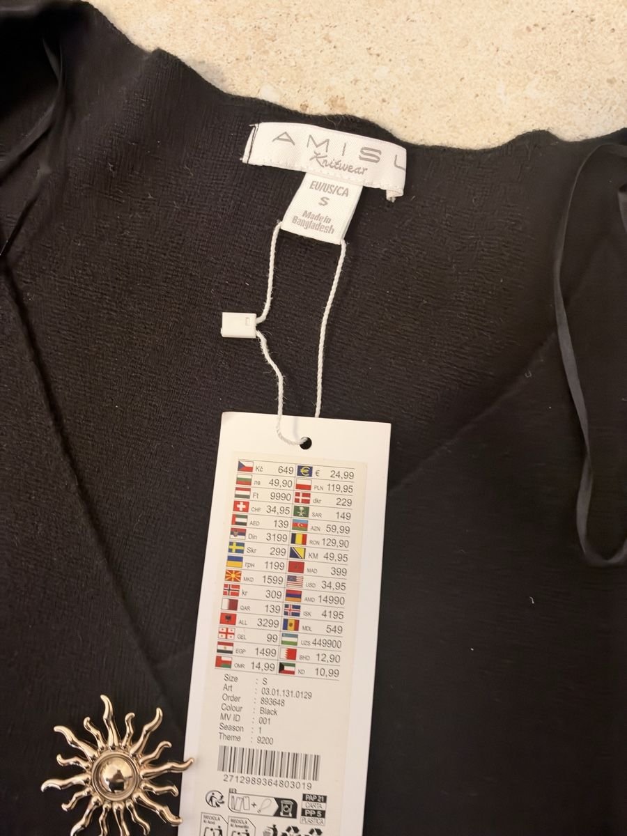 Giacche: AMISU Strickjacke Schwarz S – Nuovo e nell'imballaggio originale da Illnau venduto da iva_ck2d 1