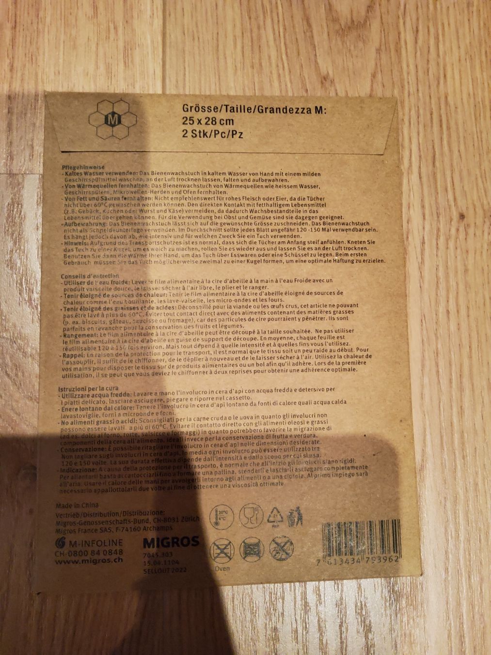 Altro per cucinare: Bienenwachstücher – Nuovo e nell'imballaggio originale da Sax venduto da Kieselstei 2