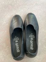 GoSoft Halbschuhe aus Leder, Gr. 40, Schwarz, Top Zustand!