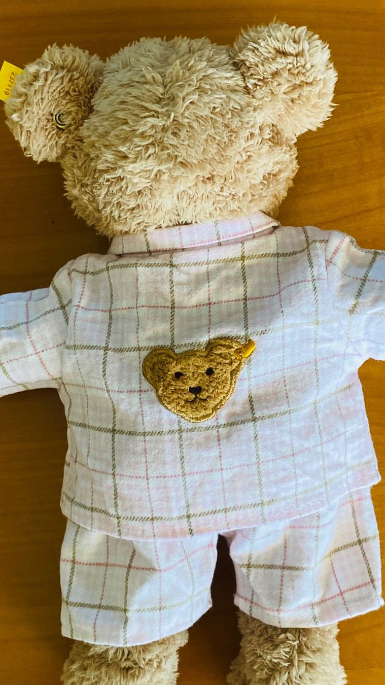 Steiff Giocattoli: Plüschiger Steiff Teddy im Schlafanzug – Usato da Fehraltorf venduto da akl_q6f5 1