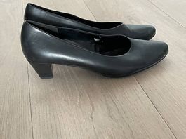 Damenschuhe Gabor Leder schwarz Grösse 40 guter Zustand