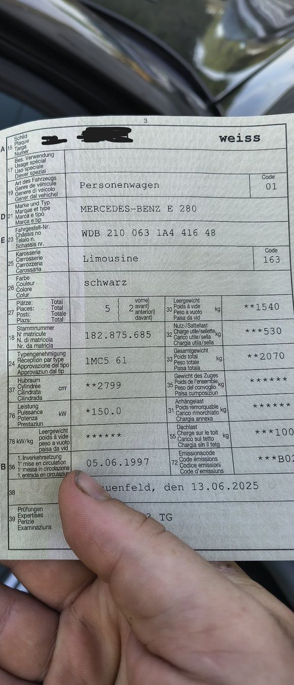 Mercedes-Benz Automobili: Mercdes E280 4 Matic 97 – Usato da Winterthur venduto da fis_n2xv 4
