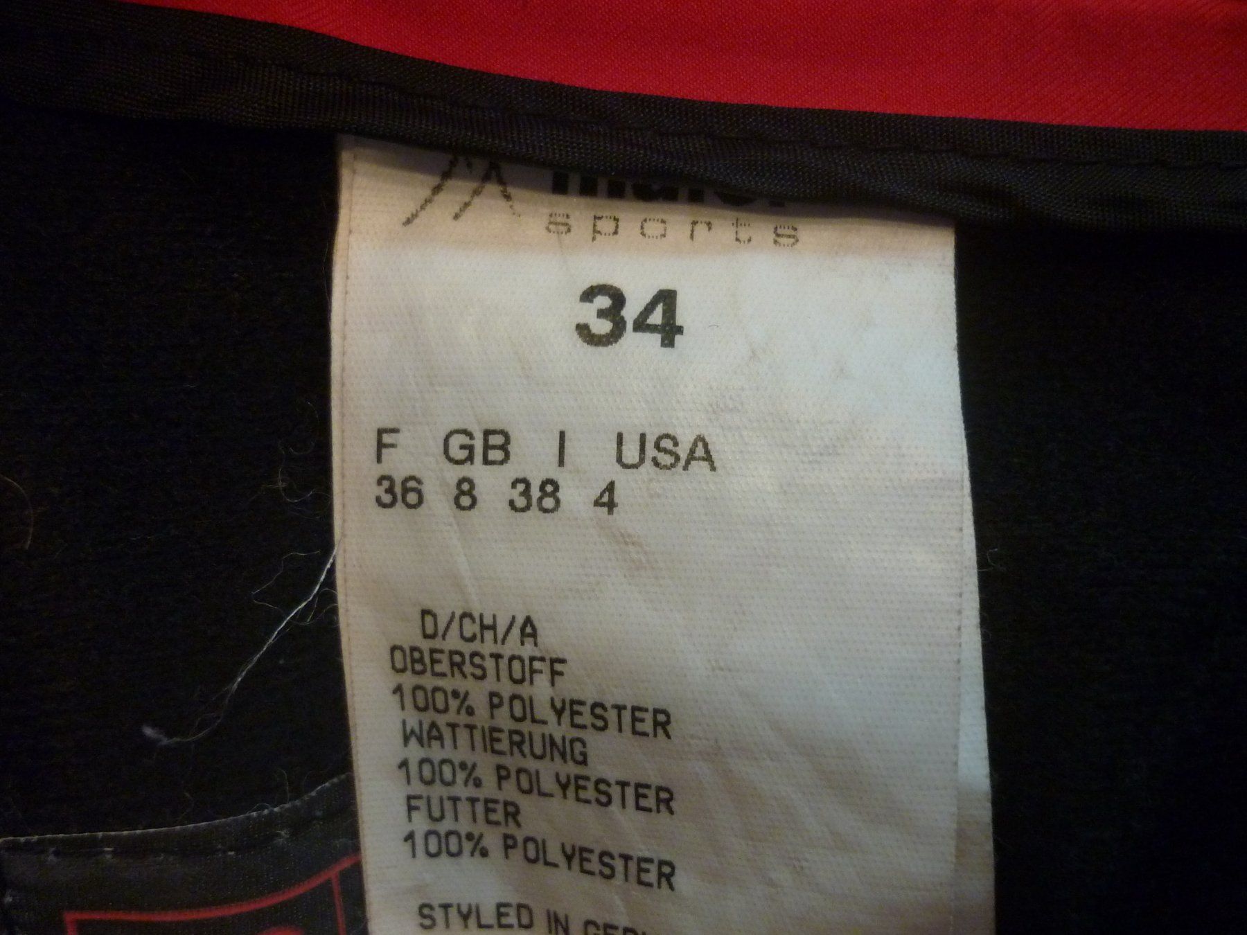Pantaloni: Skihose/Snowboardhose von MAIER, Grösse 34 – Usato da Maienfeld venduto da John13 5