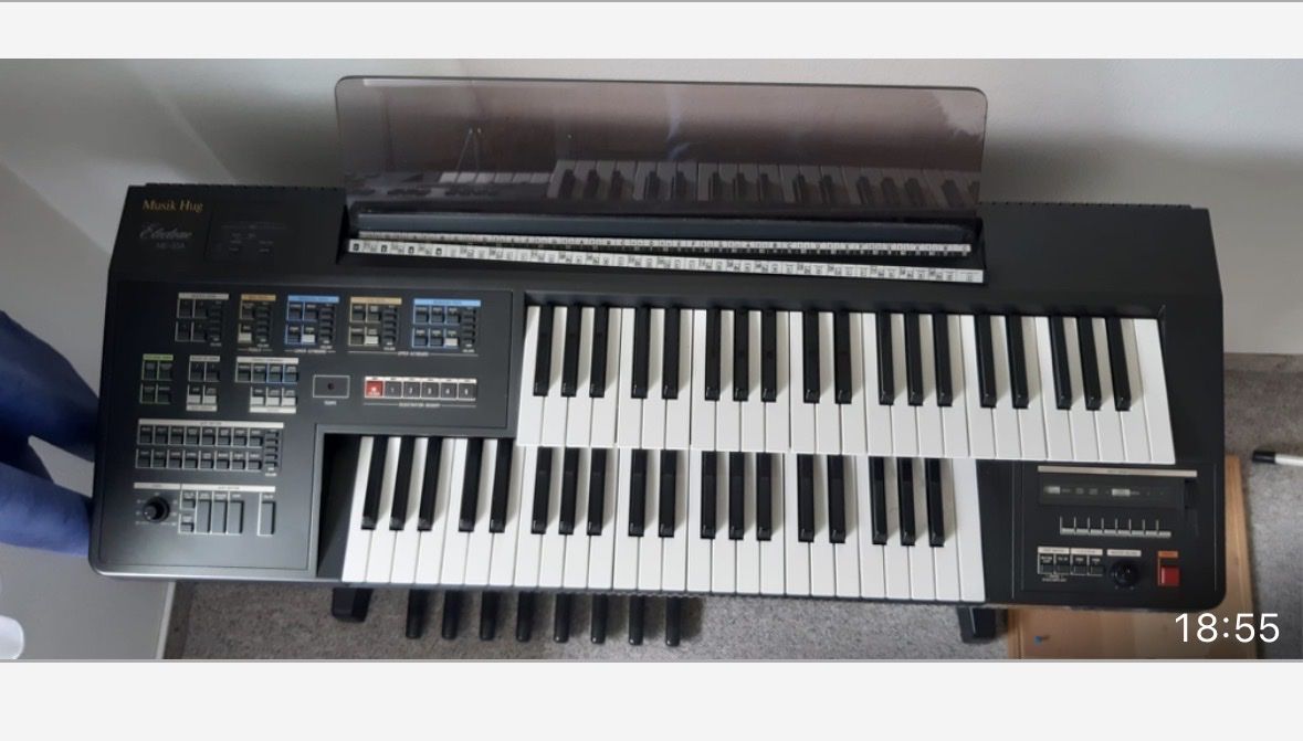 Yamaha Strumenti musicali: Yamaha Electone ME-55A Orgel mit Zubehör – Usato da Zürich venduto da Rita017 1
