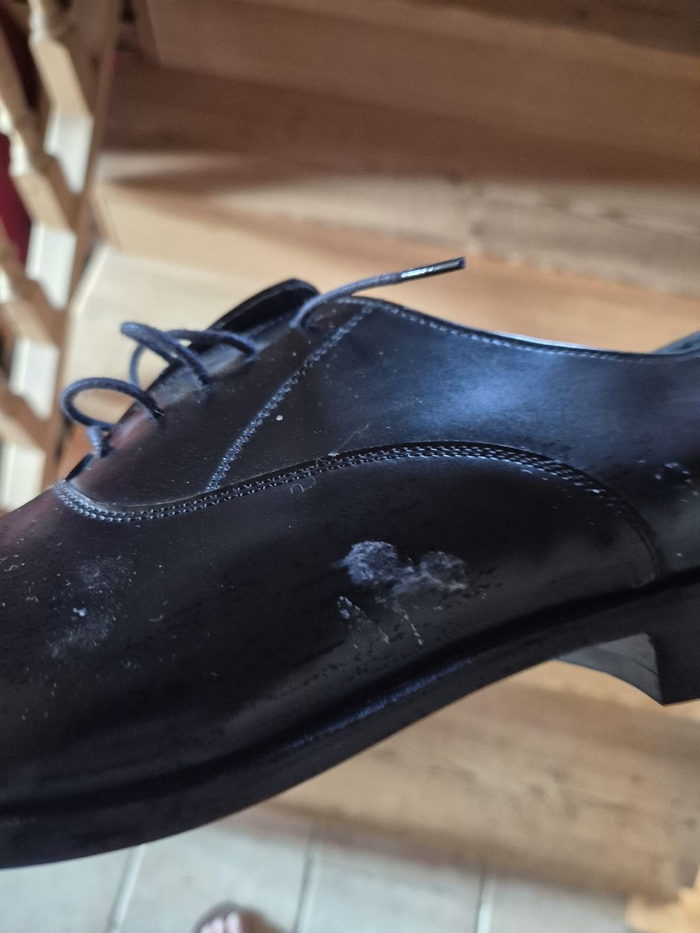 Chaussures hommes: Herren Schnürschuhe schwarz Leder Grösse 44 – Neuf (Voir description) à Grandval par JeroenK 2