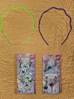 2 Haarreifen für Kinder und Verzierungen (Clips)