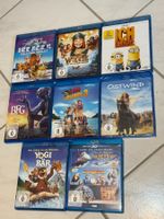 8 Blu-ray top Kinder Filme diverse Titel, top Zustand
