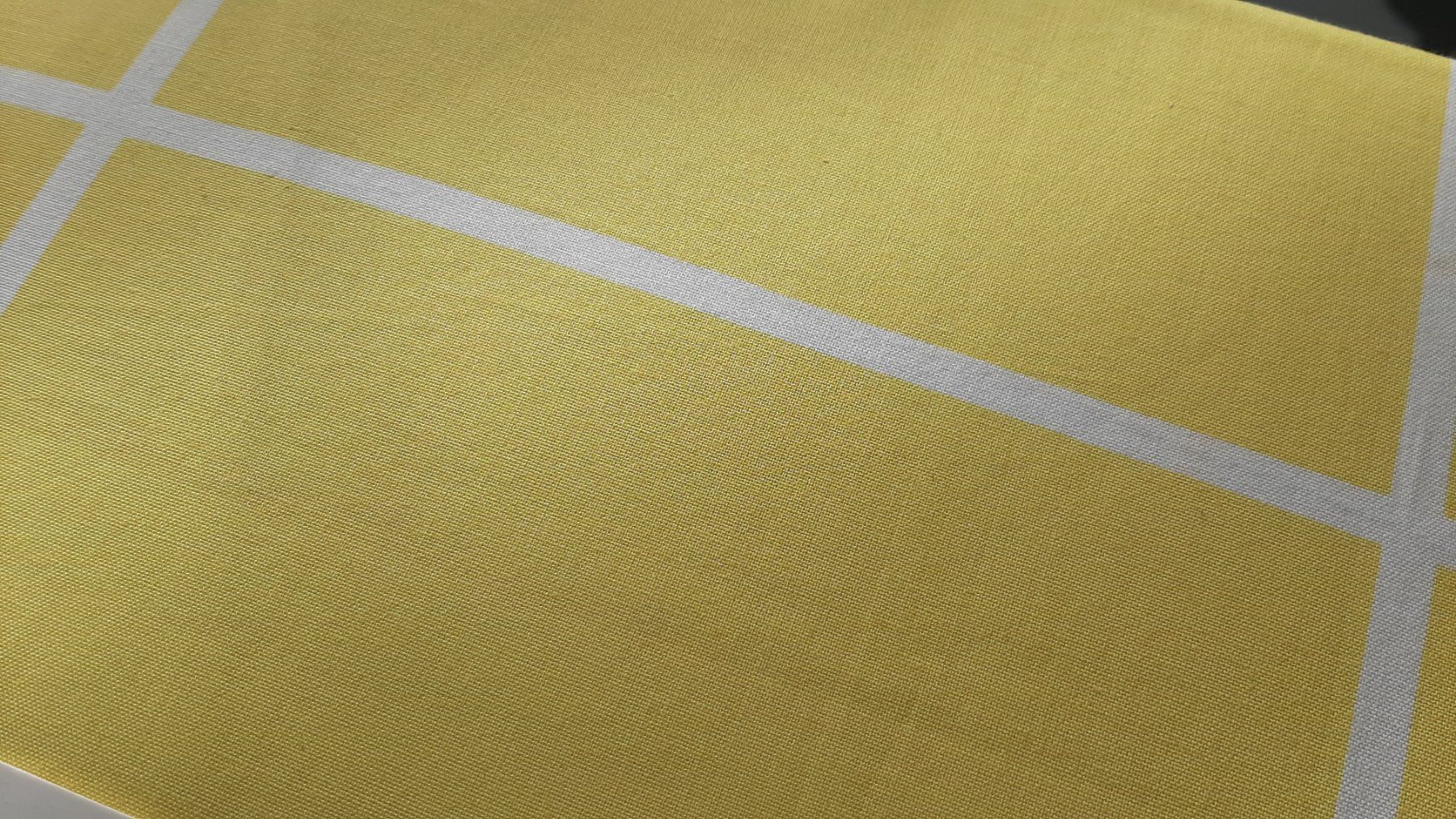 Biancheria da letto: Tchibo Renforcé-Bettwäschenset weiss-gelb Normalgrösse – Nuovo e nell'imballaggio originale da Aarburg venduto da NDK 2