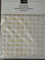 StampinUp  - Glitzersteine Opalweiss