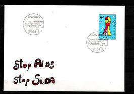 1994 - FDC - Stop-Aids-Kampagne / Ausgabetag 15.10.94