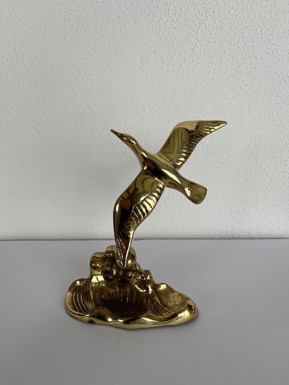 Sculture & Statue: Möwe mit Welle aus Messing – Usato da Wetzikon ZH venduto da seli03