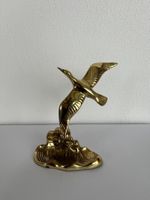 Möwe mit Welle aus Messing