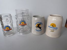 Bier Krüge Brauerei Sonnenbräu
