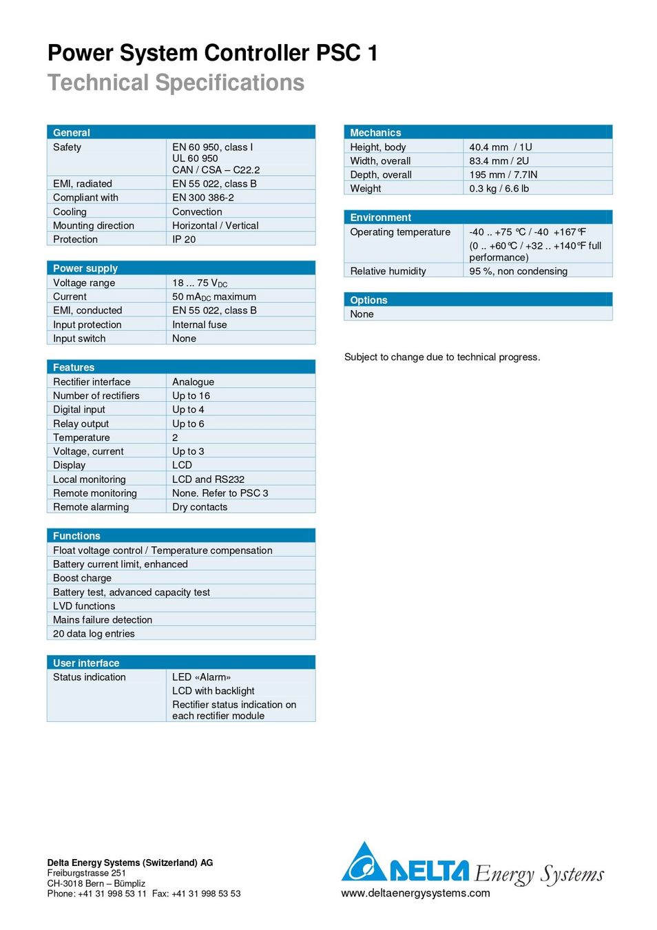 Stromzufuhr: Netzteil 48V Delta Energy Systems  DPS300/600B – Gebraucht aus Unterägeri von sumatronic 8