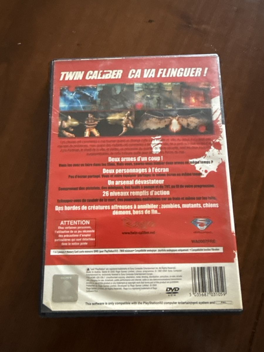 Giochi: Jeux Twin Caliber PS2 – Usato da Neuchâtel venduto da KKMJ 1