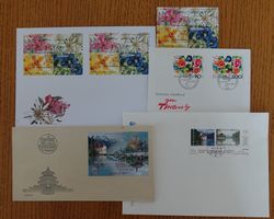 Verschiedene Gemeinschaftsausgaben mit Spezialstempel