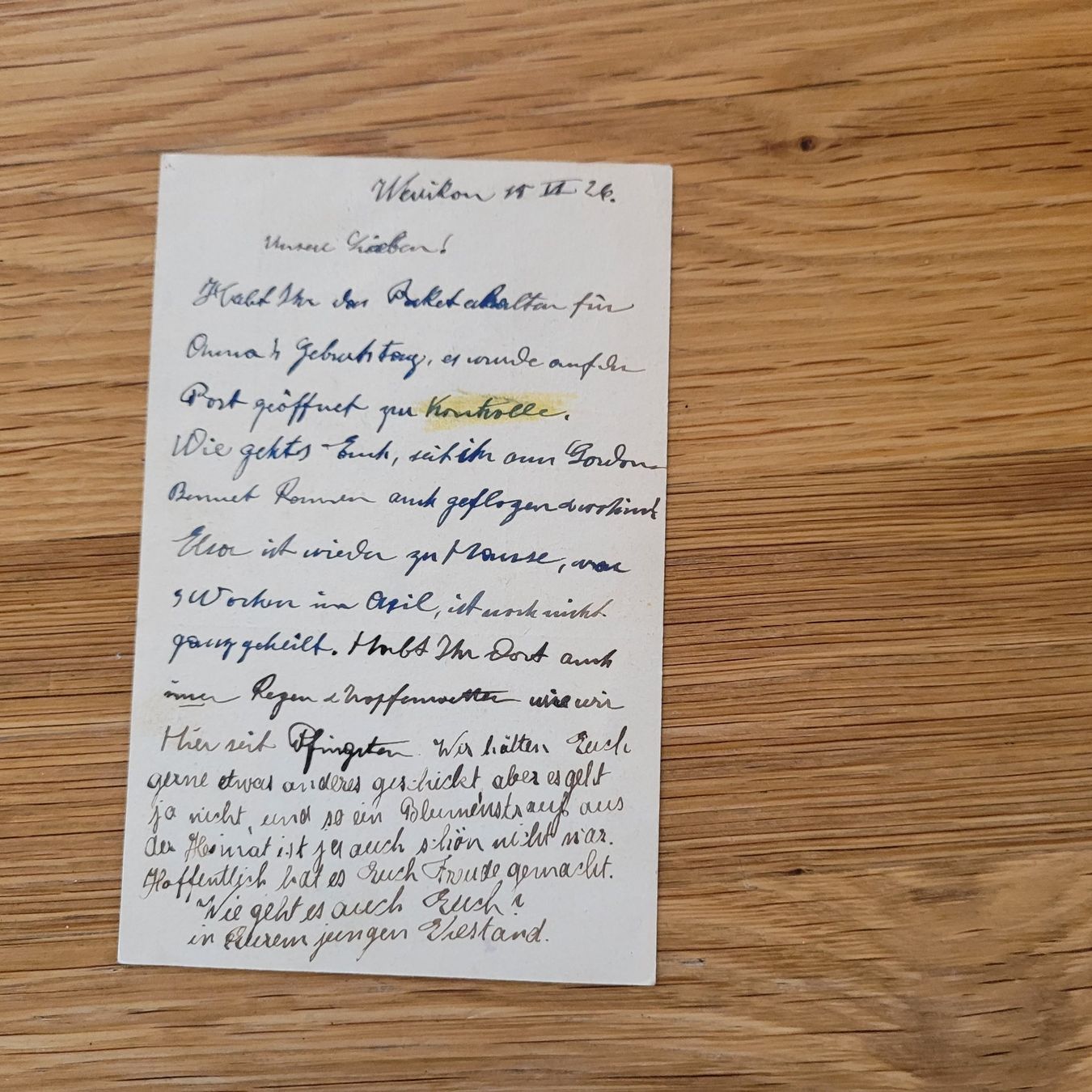 Alle Briefmarken: GS Oerlikon 1926 – Gebraucht aus Biel/Bienne von Destockweb 1