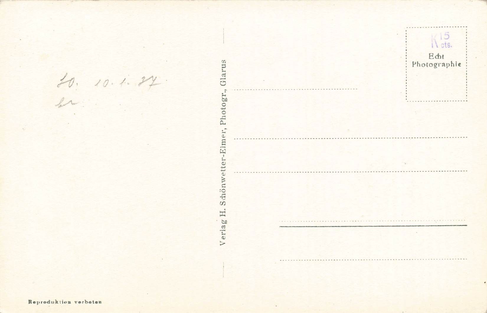 Cartoline postali: Braunwald ortstodkhaus – Usato da Biasca venduto da Blenio71 1