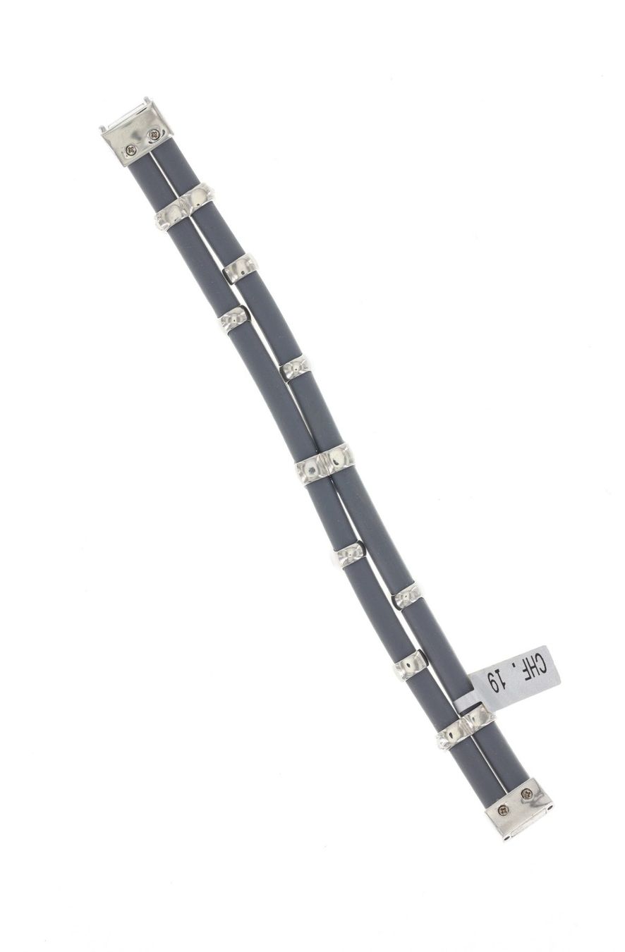 Bracciali & Braccialetti: Schickes Damen Armband aus Kautschuk mit Blumen – Nuovo e nell'imballaggio originale da Wängi venduto da LiqKojote 1