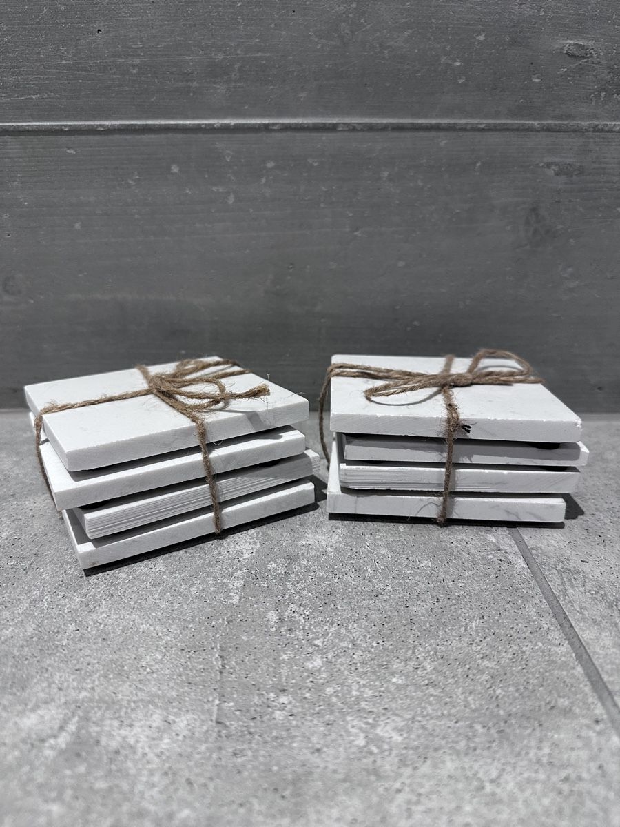 Sottobicchieri: Set mit 8 Marmor Untersetzer für Gläser – Nuovo (secondo la descrizione) da Tenero venduto da Seve_Blaser 4