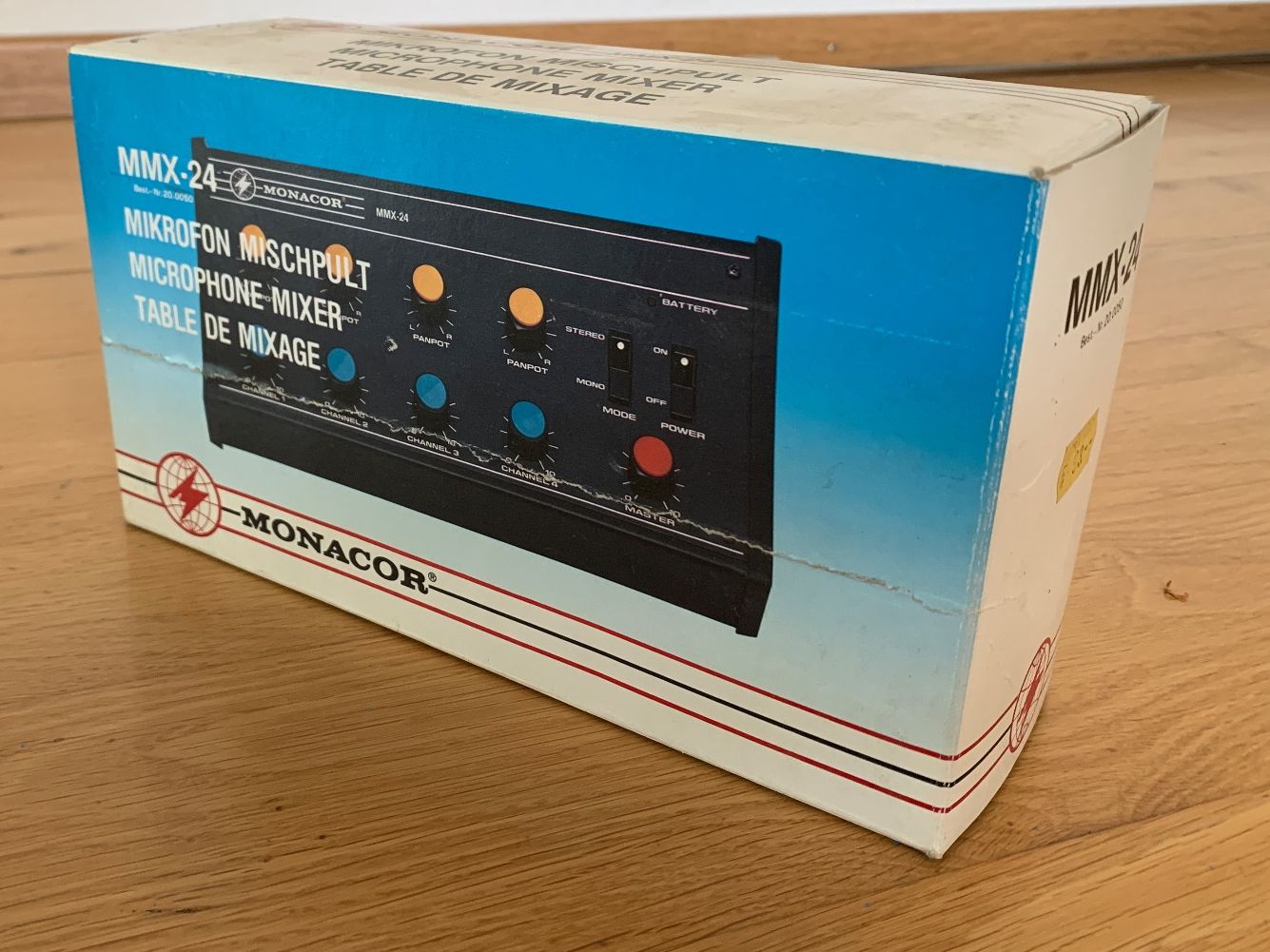 Monacor Console di mixaggio: Mikrofon Mischpult, analog, retro – Usato da Wildegg venduto da Elefant42 1