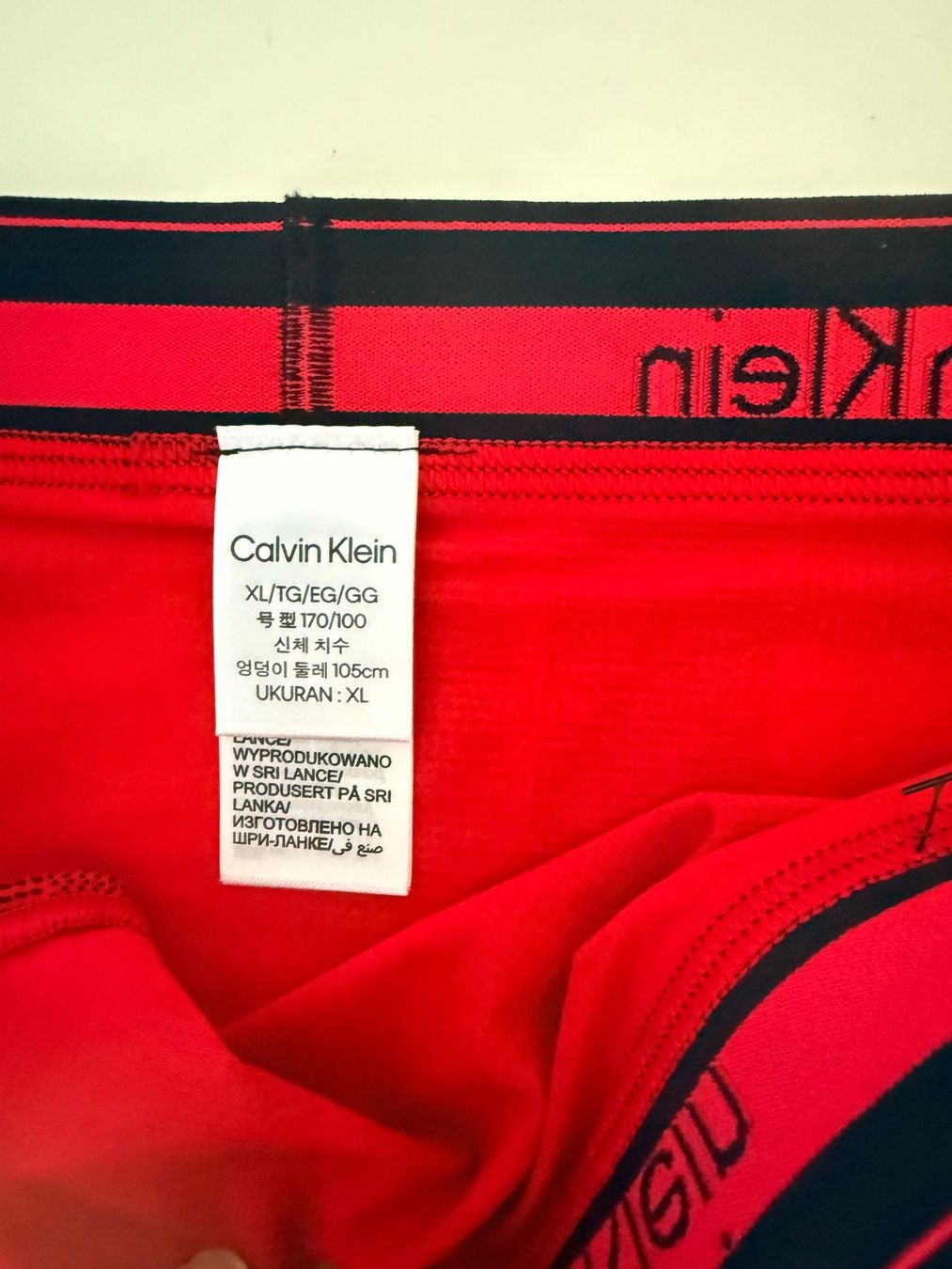 Calvin Klein Altra biancheria intima: CALVIN KLEIN, Slip, Grösse XL, Farbe Rot – Nuovo e nell'imballaggio originale da Rudolfstetten venduto da gst_g7xl 2