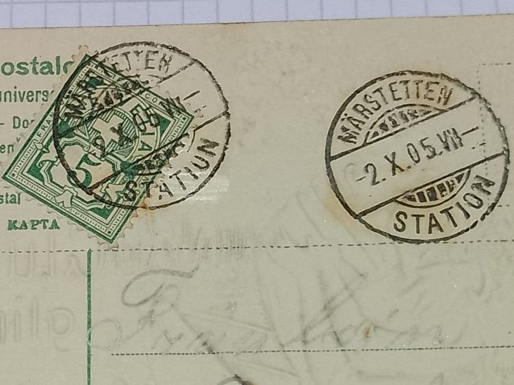 Alle Briefmarken: Ottoberg - Thurgau (1905) – Gebraucht aus Sorengo von 74in 2