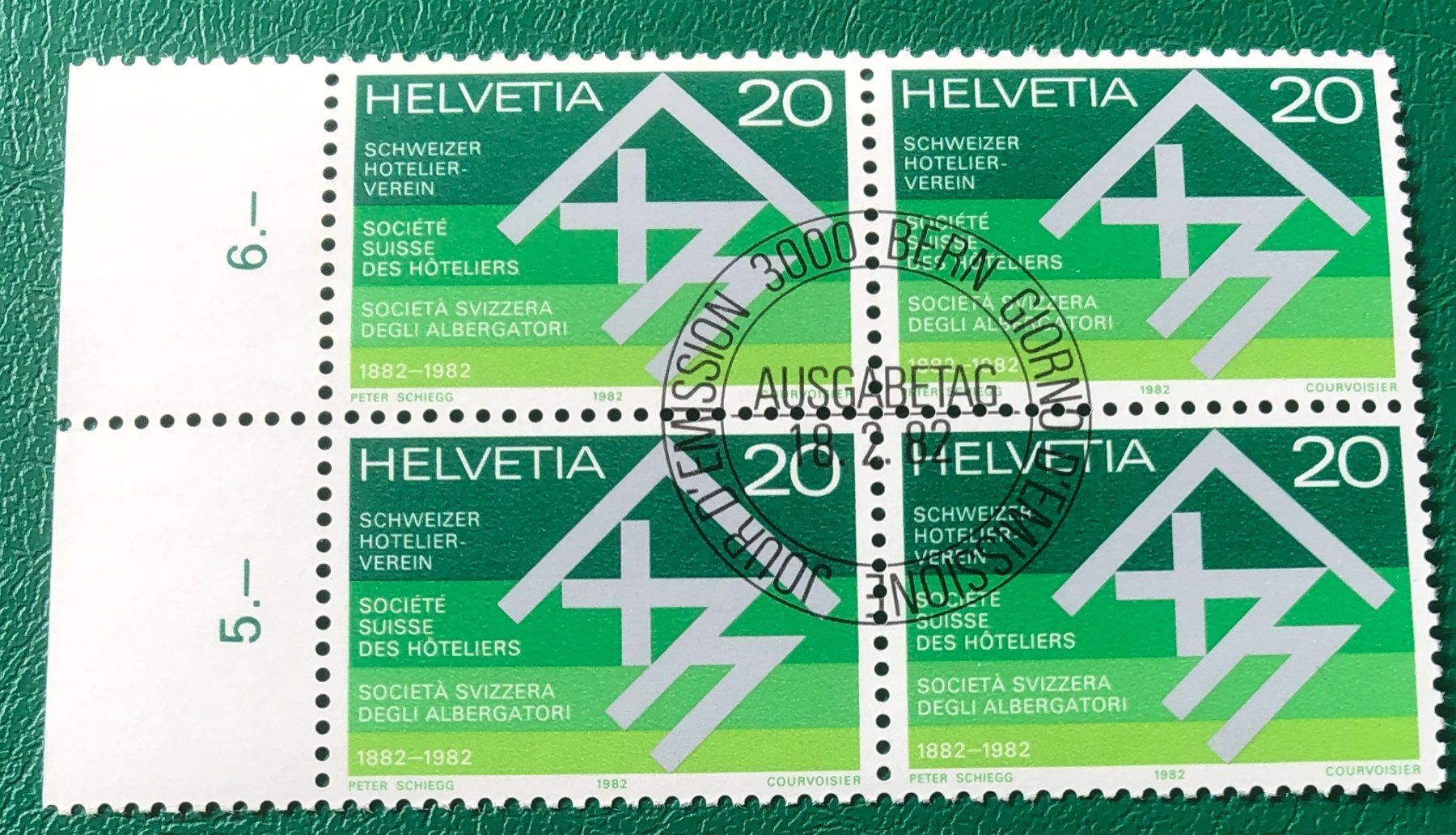 Tutti i francobolli: 4 er Block Nr. 663 mit ETStempel Bern – Usato da Aarau venduto da Billa007